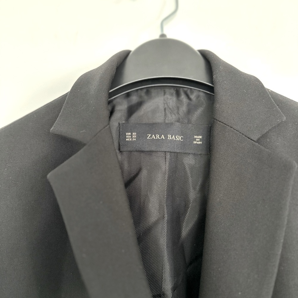 Zara Basic Fitted Blazer - image 3